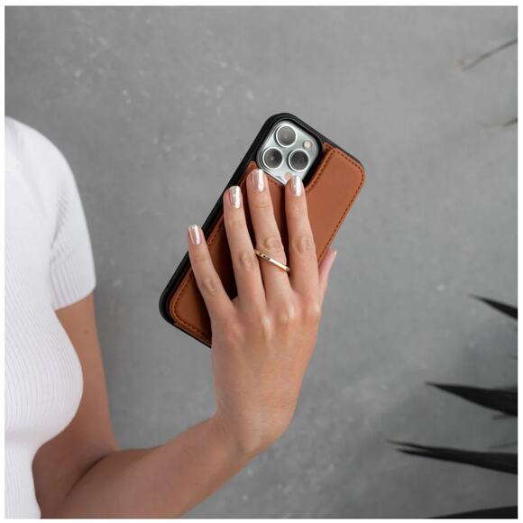 Libra Multi Case Black w/ Gold Hardware Ring fits iPhone 12 Pro Max NIB 📱💳✨ - Picture 8 of 14